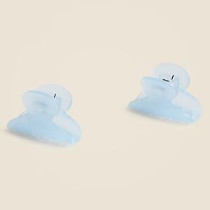 J. Crew Mini Hair Clips Two-pack in Mixed Italian Tortoise